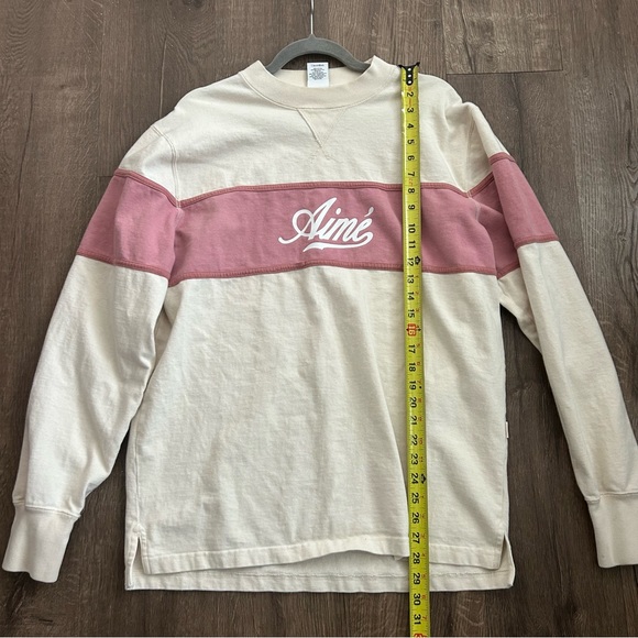 Aimé Leon Dore Rugby Crewneck Natural Dusty Clay L - Picture 4 of 12